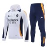 Real Madrid Hoodie Training Huppari 2024-25 Valkoinen - Miesten